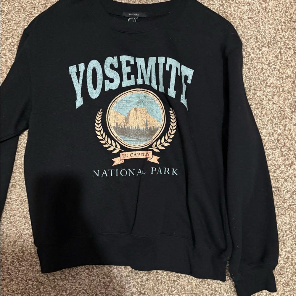 Forever 21 Black Sweatshirt